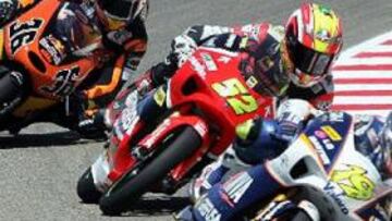 <b>IGUALDAD.</b> Bautista, Pesek, Kalio y Pasini han peleado hasta la última recta por conseguir la victoria.