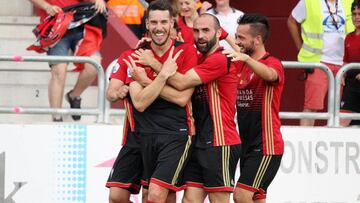 Álvaro Rey, jugador del Mirandés.