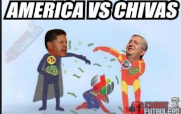 Los mejores memes del partido Chivas vs América