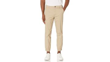 Pantalón chino jogger beige para hombre de Amazon Essentials