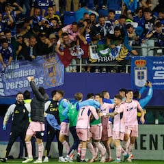 El Oviedo asalta Ipurua y está a un paso de Primera