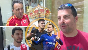 Las primeras palabras de la afición del Real Madrid sobre Jovic y Hazard