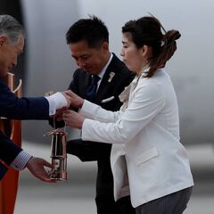La llama olímpica llega a Japón