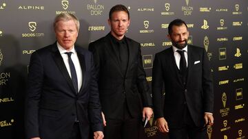 Oliver Kahn, Julian Nagelsmann y Hasan Salihamidzic.