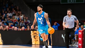 Francis Alonso, escolta del Movistar Estudiantes, ante el Cartagena.