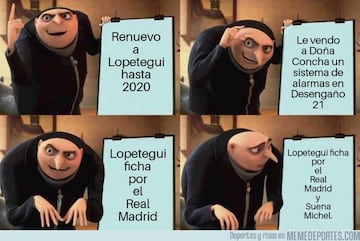 Los memes más divertidos tras la destitución de Julen Lopetegui