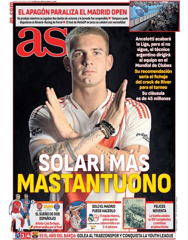 Las portadas de AS de abril