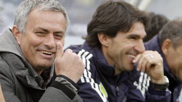 Mourinho y Karanka durante su etapa en el Real Madrid