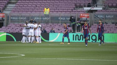 El Madrid venció en el último Clásico jugado en el Camp Nou (1-3).