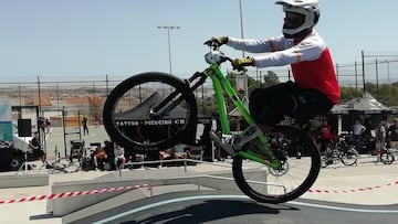 Iván Labrador, MTB en el Pump Track de Huércal de Almería