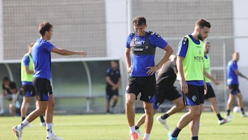 Budimir en un entrenamiento anterior.