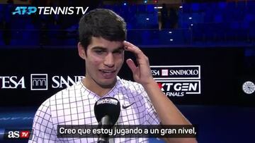 18 a?os y la cabeza muy bien amueblada: escuchen a Carlos Alcaraz hablar de sus rivales