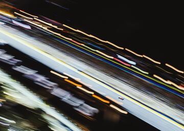 Carlos Sainz durante la carrera del Gran Premio de Singapur de la Fórmula 1 disputado en las calles de Marina Bay.