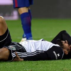 Ezquiel Garay sufre una rotura de los isquiotibiales