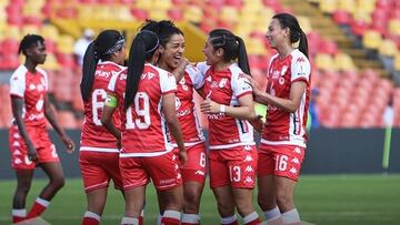 Santa Fe derrotó 0-2 a Millonarios en la Liga BetPlay Femenina en el estadio El Campín.