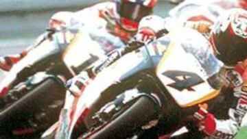 <b>EL GRAN DUELO. </b>Álex Crivillé venció a Doohan en el circuito andaluz.