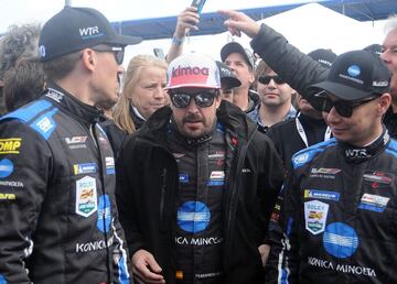 El piloto espa?ol logra su primera victoria en Estados Unidos con la marca Cadillac tras tres turnos excepcionales en una carrera que se vio interrumpida por la lluvia.