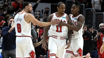 En&eacute;sima exhibici&oacute;n de DeRozan, esta vez ante los Hawks: 37 puntos y 15 de 21 en tiros de campo. Los Bulls vuelven a ganar y el alero oposita para el MVP.