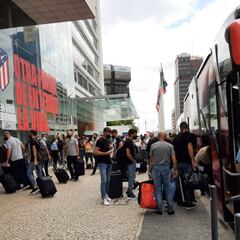 El Atlético ya está en Lisboa, João Félix el aclamado