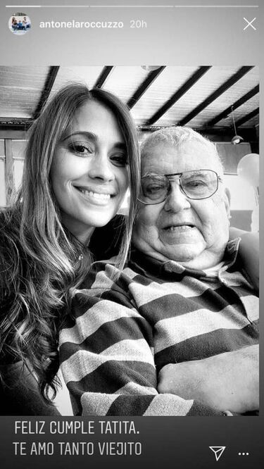El cumpleaños poco feliz de Antonela Roccuzzo: viajó de urgencia a la Argentina para despedir los restos de su abuelo Pascual, que falleció el martes