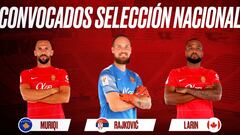 Muriqi, Rajkovic y Larin, tres jugadores mallorquinistas convocados por sus respectivas selecciones.