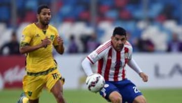 N&eacute;stor Ortigoza es el m&aacute;s regular de Paraguay en la suma de los dos partidos de la Copa Am&eacute;rica.