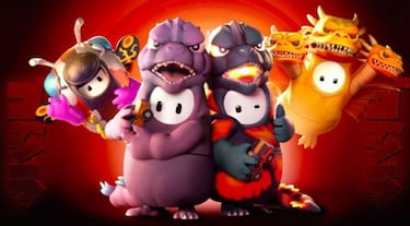 All upcoming Fall Guys costumes and new skins: WWE, Fatal Fury, Godzilla, Jungle Book…