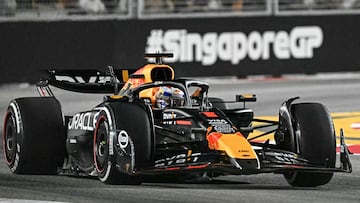 Max Verstappen (Red Bull RB20). Marina Bay, Singapur. F1 2024.