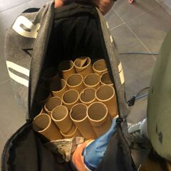 Carabineros detuvo a hincha de la UC con más de 20 bengalas