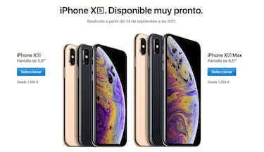 Dónde reservar y precios en España del iPhone Xs, Xs MAX y iPhone XR