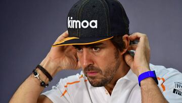 Alonso en Bahrain.