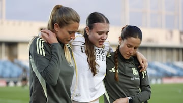 26/04/26 FUTBOL FEMENINO LIGAF
PARTIDO PRIMERA DIVISION
REAL MADRID - DUX LOGROÑO
LESION KEUKELAAR