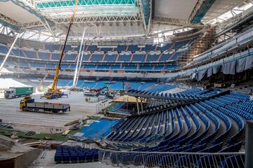 Nuevas im¨¢genes de las obras del Estadio Santiago Bernab¨¦u.