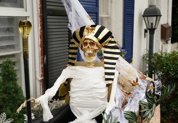 Los esqueletos toman las calles de Washington por Halloween