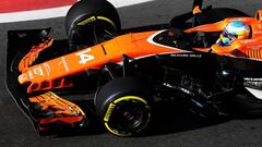 Fernando Alonso con el McLaren Honda.
