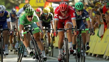 Sagan claims third Tour de France stage win by a nose