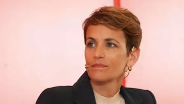 Imagen de la presidenta de Navarra, Mar¨ªa Chivite.