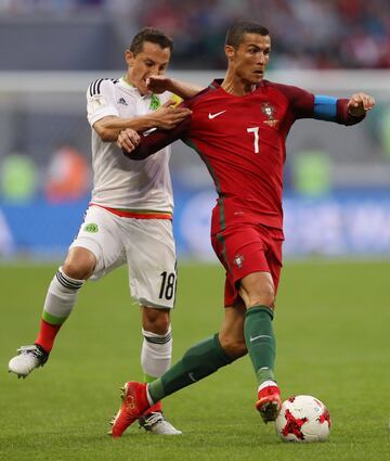 Así fue el partido de Cristiano Ronaldo ante México