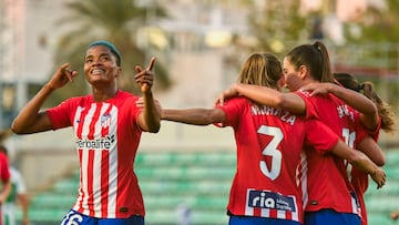 Ajibade celebra su gol al Betis.