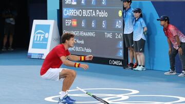 Resumen y resultado del Djokovic - Carre?o, partido por el bronce en los Juegos Ol¨ªmpicos de Tokio
