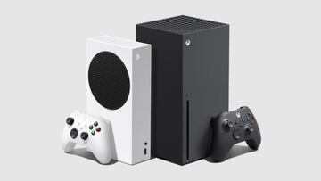 Xbox Series S (izquierda) y Xbox Series X (derecha)