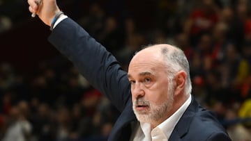 Pablo Laso en Milán.