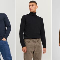 Elegante y cálido: así es el jersey de cuello alto de Jack & Jones
