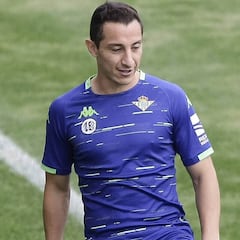 Joaquín y Tello siguen aparte en el Betis; Guardado se ejercitó