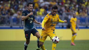 during the game America vs Tigres UANL, a preparation friendly match corresponding to the Tour Aguila 2021, at Alamodome Stadium, on July 10, 2021.
 
 &amp;lt;br&amp;gt;&amp;lt;br&amp;gt;
 
 durante el partido America vs Tigres UANL, amistoso de preparaci