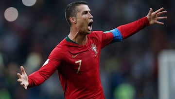 Cristiano Ronaldo fue la figura del empate entre Espa&ntilde;a y Portugal tres goles por tres. El portugu&eacute;s hizo hat trick en su debut en el Mundial de Rusia 2018.