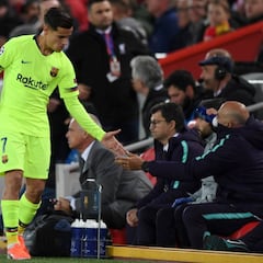 Coutinho, Busquets, Jordi Alba: señalados con mensaje