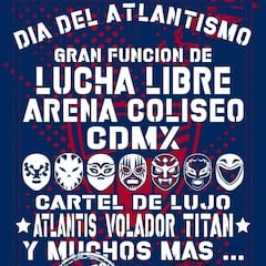 Festejarán aniversario del Atlante con función de lucha libre