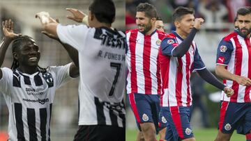 Chivas sufrió en penales pero avanzó para enfrentar a Bravos, que avanzó por similar vía. Monterrey goleó a Mineros, por lo que se medirá a Puebla que derrotó a Jaguares.