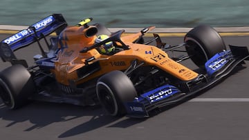 El McLaren MCL34 de Lando Norris. (Australia, F1 2019).